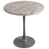 Hannabelle Round Dining Table, Blushed Moon