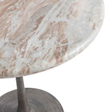 Hannabelle Round Dining Table, Blushed Moon