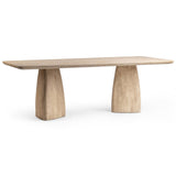 Torino Rectangular Dining Table, Sandstone Greige