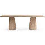 Torino Rectangular Dining Table, Sandstone Greige