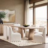 Torino Rectangular Dining Table, Sandstone Greige