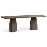 Torino Rectangular Dining Table, Smoked Ash