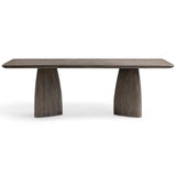 Torino Rectangular Dining Table, Smoked Ash