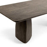 Torino Rectangular Dining Table, Smoked Ash