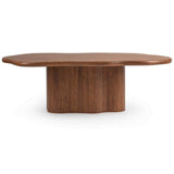 Alvaro 94" Freeform Dining Table, Chestnut