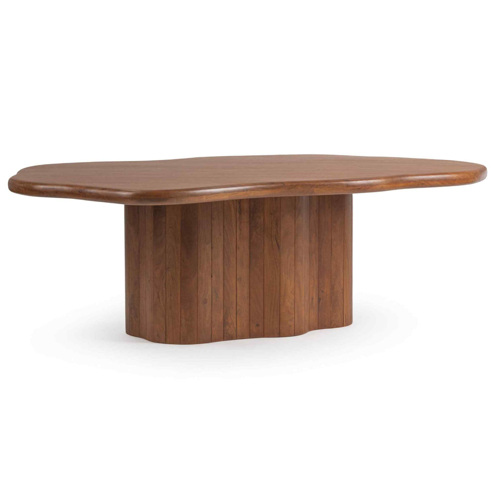 Alvaro 94" Freeform Dining Table, Chestnut
