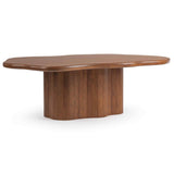 Alvaro 94" Freeform Dining Table, Chestnut