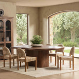 Alvaro 94" Freeform Dining Table, Chestnut