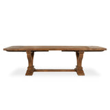 Alexander Extending Dining Table, Brown-Furniture - Dining-High Fashion Home