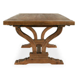 Alexander Extending Dining Table, Brown-Furniture - Dining-High Fashion Home