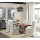 Alexander Extending Dining Table, Brown-Furniture - Dining-High Fashion Home