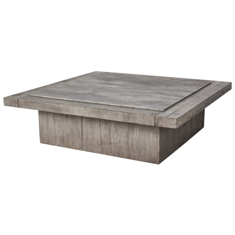 Scottsdale Square Coffee Table, Distressed Gray