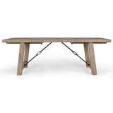 Tuscany Extendable Dining Table, Beige-Furniture - Dining-High Fashion Home