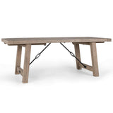 Tuscany Extendable Dining Table, Beige-Furniture - Dining-High Fashion Home