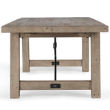 Tuscany Extendable Dining Table, Beige-Furniture - Dining-High Fashion Home
