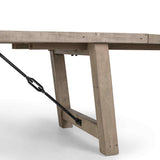 Tuscany Extendable Dining Table, Beige-Furniture - Dining-High Fashion Home
