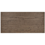 Dallas Rectangular Coffee Table, Brown/Dark Gray-Furniture - Accent Tables-High Fashion Home