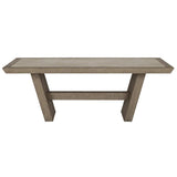 Efron Rectangular Dining Table, Distressed Gray-Furniture - Dining-High Fashion Home