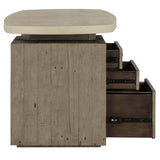 Angus Desk, Distressed Gray-Furniture - Office-High Fashion Home