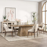 Montana Rectangular Dining Table, Natural-Furniture - Dining-High Fashion Home