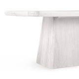 Orlando Dining Table, White Wash-Furniture - Dining-High Fashion Home