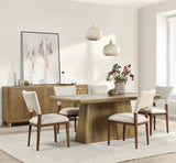 Orlando 71" Rectangular Dining Table, Light Brown