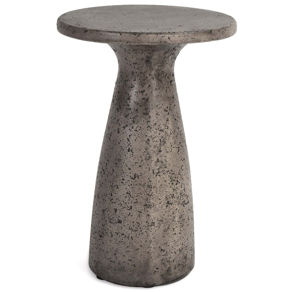 Collins 19" Accent Table, Dark Gray-Furniture - Outdoor-High Fashion Home