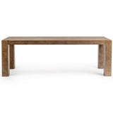 Bristol Rectangular Dining Table, Cafe Brown