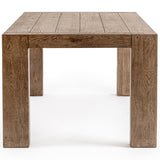 Bristol Rectangular Dining Table, Cafe Brown