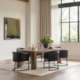 Bristol Rectangular Dining Table, Cafe Brown