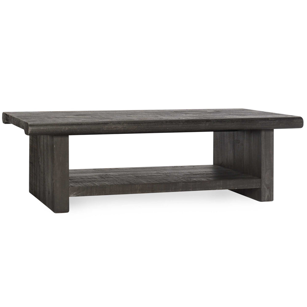Larson Rectangular Coffee Table, Carbon Black-Furniture - Accent Tables-High Fashion Home