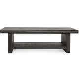 Larson Rectangular Coffee Table, Carbon Black-Furniture - Accent Tables-High Fashion Home