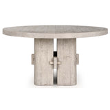 Rosemount Reclaimed Round Dining Table, White Wash-High Fashion Home