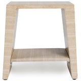 Rosen Outdoor Rectangular Table, Travertine-Furniture - Outdoor-High Fashion Home