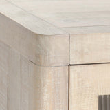 Tenno 4 Door Cabinet, Natural-Furniture - Storage-High Fashion Home