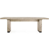 Lynx Rectangular Dining Table, Antique White-Furniture - Dining-High Fashion Home