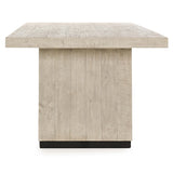 Lynx Rectangular Dining Table, Antique White-Furniture - Dining-High Fashion Home