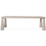 Atrop Rectangular Dining Table, Milk White-Furniture - Dining-High Fashion Home
