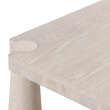 Atrop Rectangular Dining Table, Milk White-Furniture - Dining-High Fashion Home