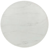 Caspia Outdoor Round Dining Table, Gray-Furniture - Outdoor-High Fashion Home
