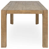 Crest Rectangular Dining Table, Warm Natural-Furniture - Dining-High Fashion Home