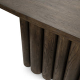 Tiber Console Table, Brown-Furniture - Accent Tables-High Fashion Home