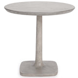 Paulina 31" Outdoor Bistro Table, Light Gray-Furniture - Outdoor-High Fashion Home