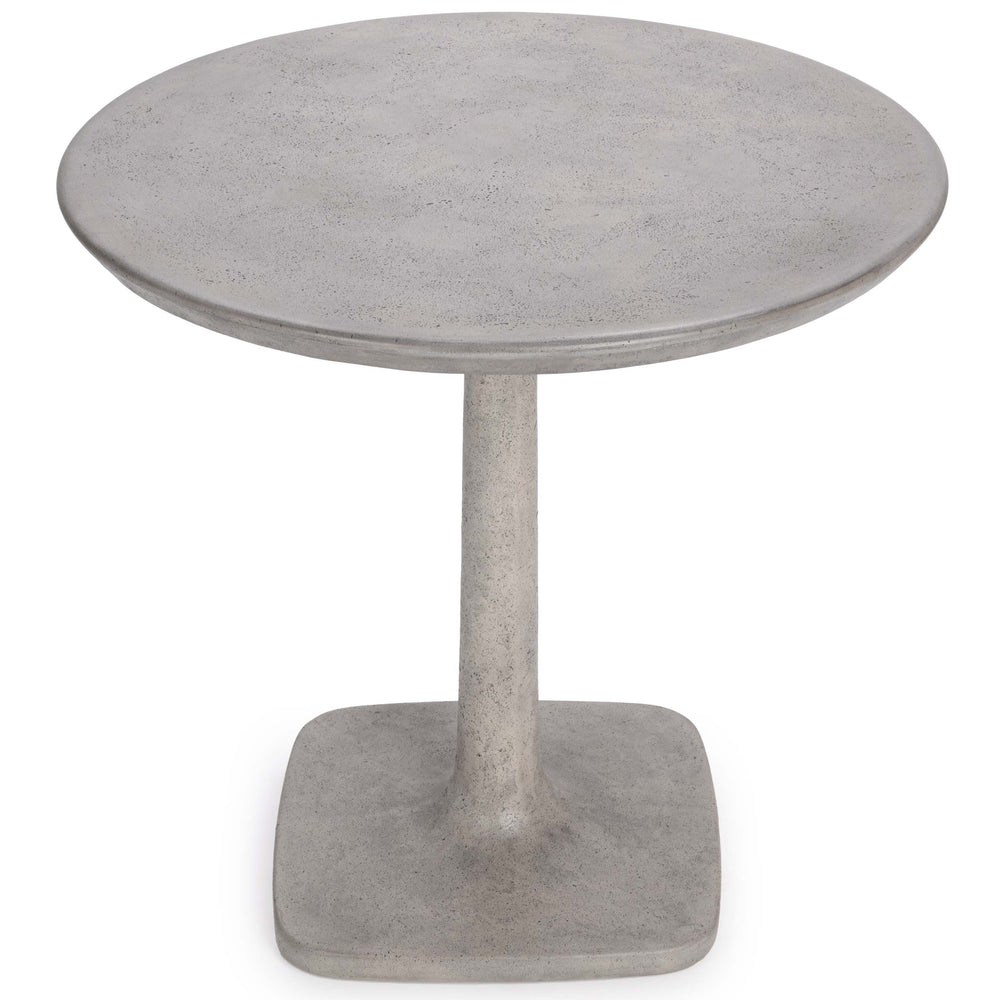 Paulina 31" Outdoor Bistro Table, Light Gray-Furniture - Outdoor-High Fashion Home