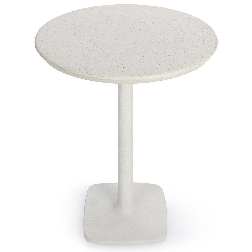 Paulina 31" Outdoor Pub Table, White-Furniture - Outdoor-High Fashion Home