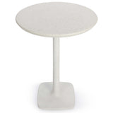 Paulina 31" Outdoor Pub Table, White-Furniture - Outdoor-High Fashion Home