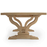 Julia Extendable Dining Table, Soft Earth