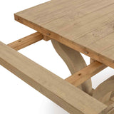 Julia Extendable Dining Table, Soft Earth