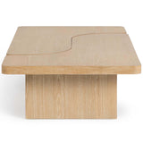 Melina 2 Piece Rectangular Coffee Table, Coastal Drift