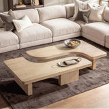 Melina 2 Piece Rectangular Coffee Table, Coastal Drift
